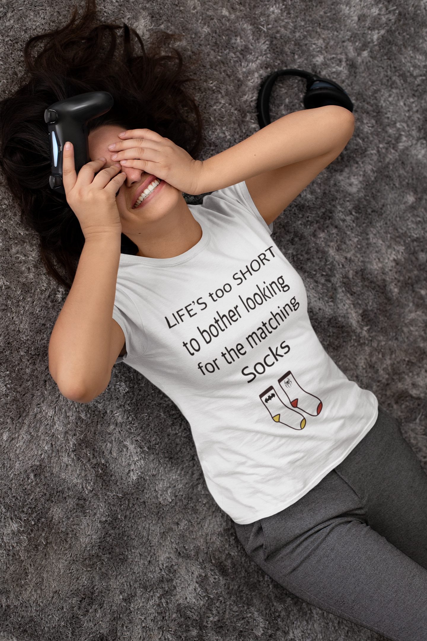 Life’s Too Short to Bother Looking for the Matching Socks T-Shirt – Quirky Style for Effortless Living