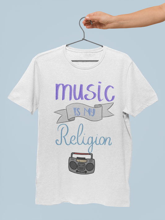 "Music Is My Religion" T-Shirt – A Tribute to Your Passion